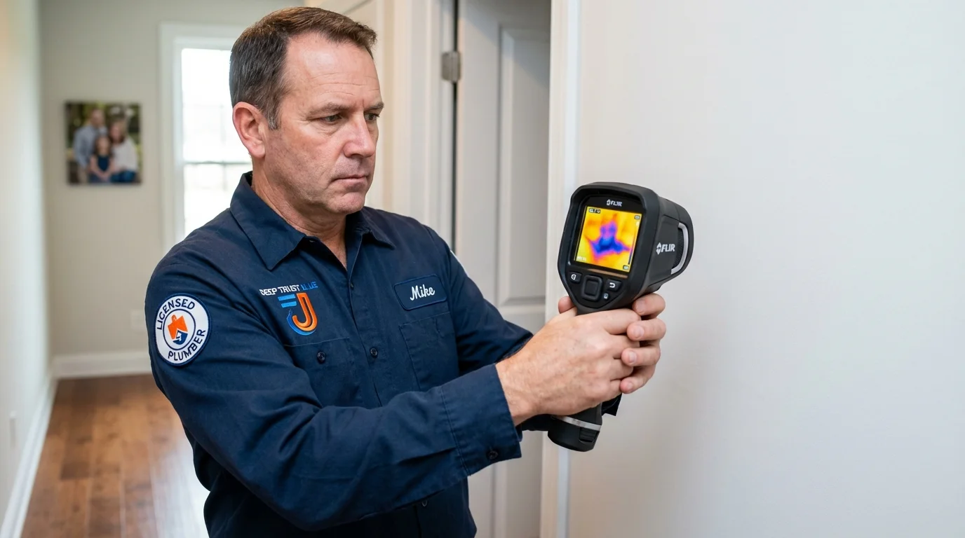 Thermal imaging leak detection by Johns Plumbing LLC in Schofield Barracks